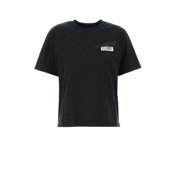 Mm6 Maison Margiela Women Slate Cotton T-Shirt